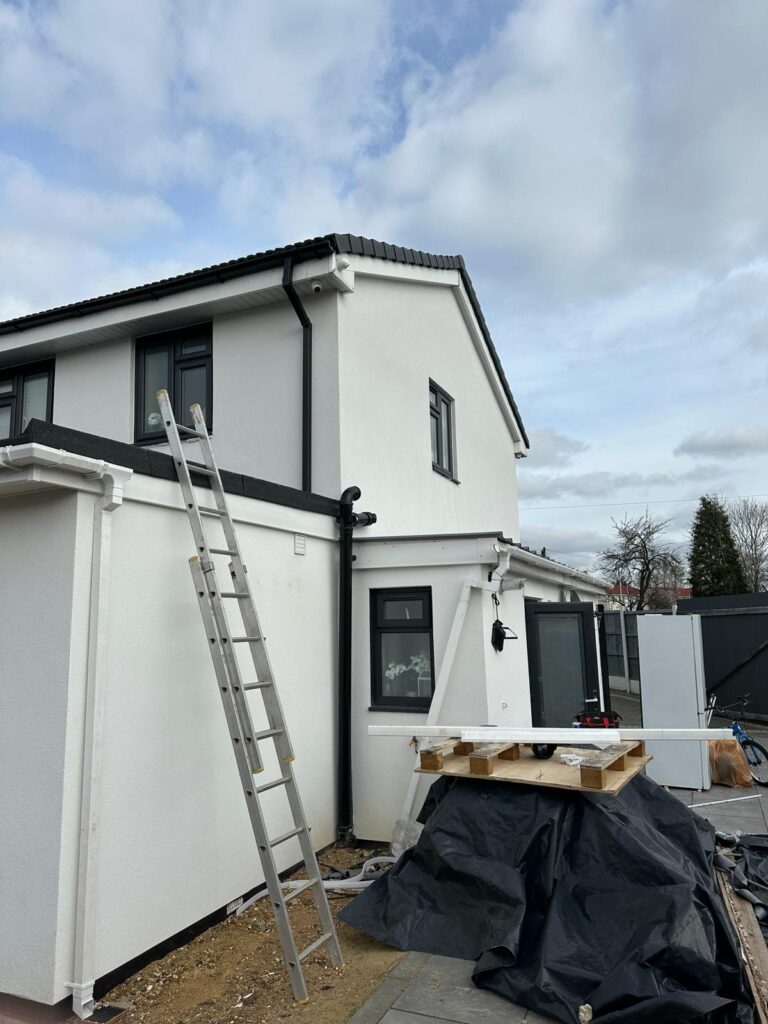 Private House in Romford-Insulated Render