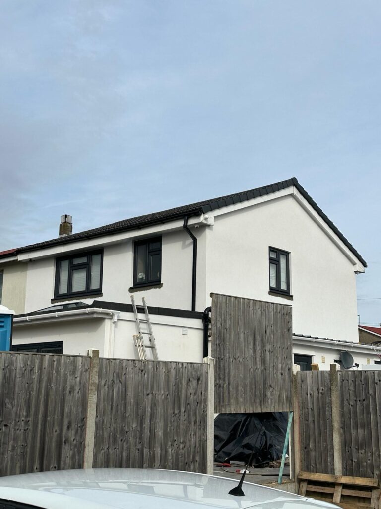 Private House in Romford-Insulated Render